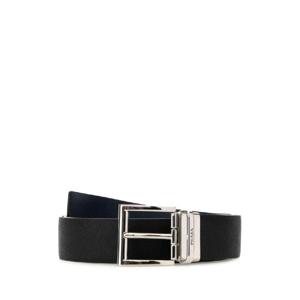 PRADA 블랙 가죽 리버서블 벨트 2CC004053 F0RD7