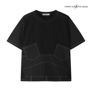 [나인식스뉴욕] 스티치 포켓 라운드넥 티셔츠 (NP6TS010M0)