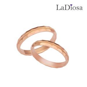 라디오사 18K 커플링 세트 LK18CG-2243RO 남녀한쌍
