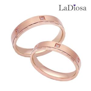 라디오사 18K 커플링 세트 LK18CG-2237RO 남녀한쌍