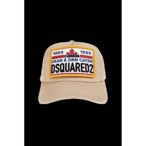 Dsquared2 로고 패치 디스트레스드 베이스볼 캡 BCM092205C00001 5130 TP942546395