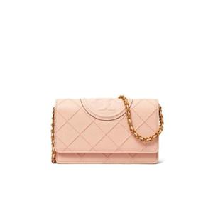 Tory Burch 플레밍 소프트 폴리싱 그레인 체인 지갑 158604 650 TP934422310
