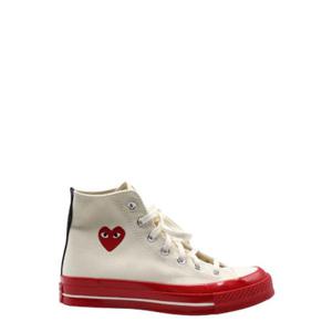여성 Converse X Comme des Garcons 플레이 척 70 하이탑 스니커즈 APSLS4JD00017