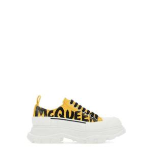 Alexander McQueen 로고 프린트 청키 스니커즈 708094WIAT6 7086 TP934539478