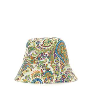 Etro 로고 태그 페이즐리 프린트 버킷 모자 WAQA000899SA583 X0801 TP942601539