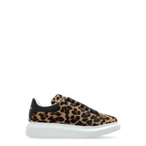 Alexander McQueen 오버사이즈 레오파드 프린트 스니커즈 718139WLEN4 2044LEOPARDBLACK TP935955133