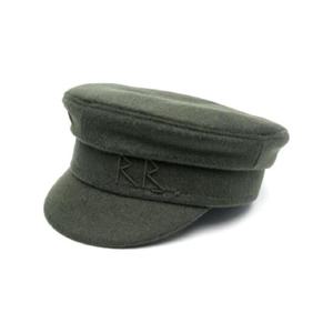 25 SS 루슬란바진스키 로고 자수 베이커 보이 모자 KPC070W TP439054804