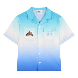 [NBA KIDS] 데저트 오픈카라 그라데이션 반소매 셔츠(K232PT040P SET)