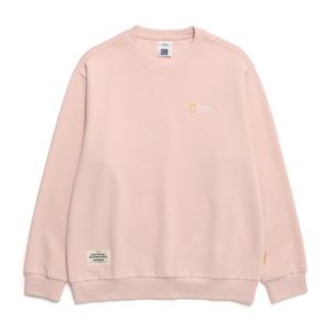 내셔널지오그래픽 N241USW910 베이직 스몰 로고 맨투맨 INDIAN PINK