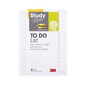 포스트잇 스터디메이트(투두리스트_657) 메모지 메모장 포스트지