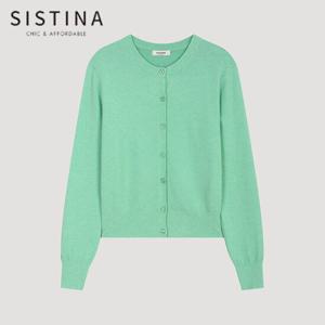 [SISTINA] 인기 미니멀 라운드넥 가디건_ASKCDO11510_MI