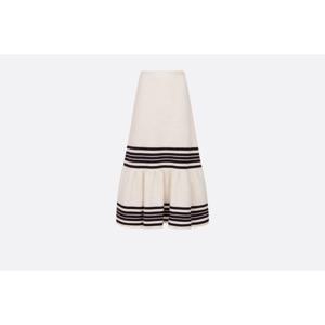 크리스챤디올 미디 스커트 414J14AM647 0810 WHITE