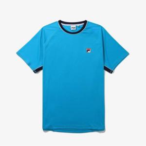 휠라반팔티 KQC FS2RSF2392M-PBU 글로벌 파리바오픈 배색 반팔티