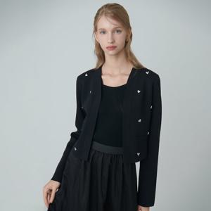 [SATIN] 하트 포인트 니트 가디건 S243B957