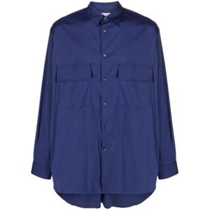꼼데가르송 긴팔 셔츠 FLB059W23 46467 1 NAVY BLUE