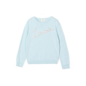 랑방 키즈 여아 연하늘 로고 스웨트셔츠 N15065K_799