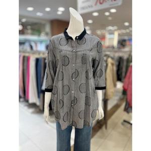 [트리아나]소고 세이브존01 A라인 패턴 셔츠 AG2BA50