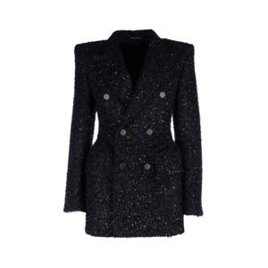 발렌시아가 자켓 768891TPQ36 1000 BLACK