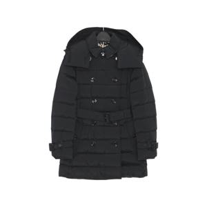 버버리 24FW  더블 퀼티드 버튼 벨티드 후드 하프 여성 패딩 8096366