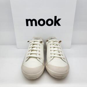 [무크]여성 무크 슬림몰드 밴딩 스니커즈 422385 AQ아이보리