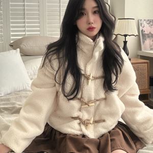 [리빌모아]겨울 여자 루즈핏 뽀글 떡볶이 자켓 DMSW-JKW-SDHHE70