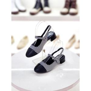[세레스]세레스 세이브존07 체크배색 슬링백 4cm KRP298 (284475
