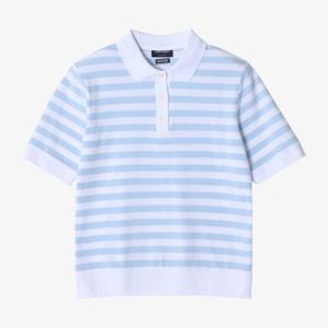 세인트제임스 폴로 티셔츠 2410UZ BLANC CIEL DOM