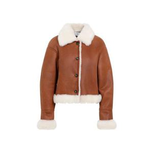 로에베 자켓 S359Y2SL08 LEATHER BROWN