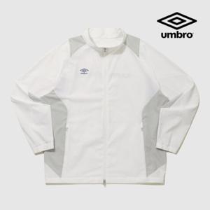 [엄브로] 액티브 올라운드 에어홀 스탠넥 바람막이 자켓 UQ123SJK22 WHT