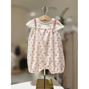 블루독베이비 10 25SS여름신상(PK)플라워SET우주복 (4537067504)