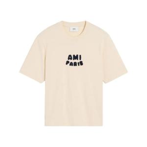 아미 반팔 티셔츠 E25UTS075726 beige