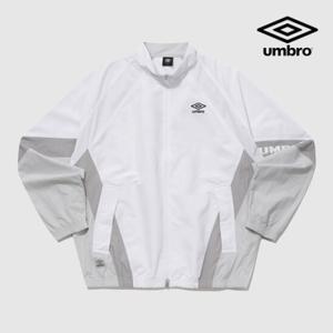 [엄브로] 팝러쉬 컬러블럭 스탠넥 바람막이 자켓 UQ123CJK31 WHT