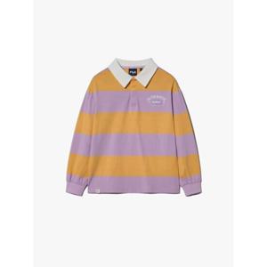 휠라키즈(FILA KIDS) (FK2RLH1103X LVI) 스트라이프 럭비 티셔츠