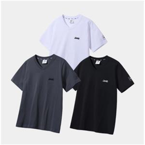 Jeep [지프] 52401 (공용) 2025 신상품 V넥 반팔티셔츠
