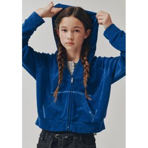 [블루테일]AZB2JP03BU 블루 테리 크롭 후드집업