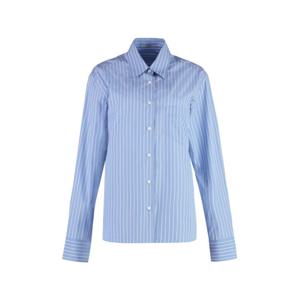 프라다 긴팔 티셔츠 P436HSOOO15DT F0013 Light Blue