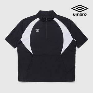 [엄브로] 더블컷 반팔 스탠넥 아노락 UQ221SWT54 BLK