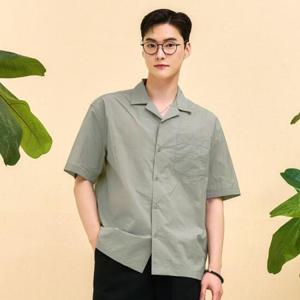 체이스컬트 동백01 라이트 오픈카라 셔츠 EBRK5524D0V