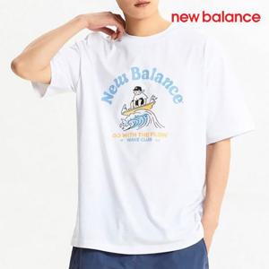 [뉴발란스] 반팔티 /D24- NBNEE21643 10 / UNI NB Boy 서핑 반팔티 (SEMI OVER FIT)