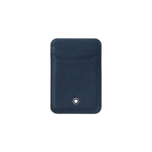 몽블랑 사토리얼 MagSafe형 컨패터블 IPhone 2cc 카드 지갑 잉크 블루 131731