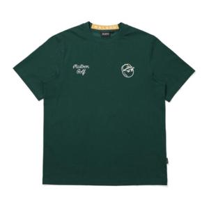 말본골프반팔티 KQJ M5121PRS02GRN 더블 아트웍 라운드 티셔츠 GREEN