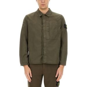 스톤 아일랜드 긴팔 셔츠 1200033 S0010V0054 MILITARY GREEN