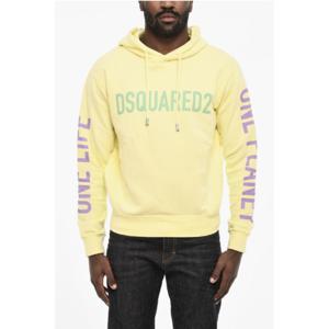 디스퀘어드2 후드 티셔츠 S78GU0071 S25538 169 Yellow