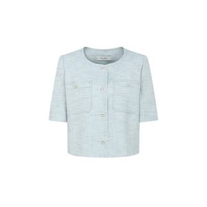 (JJ지고트) 포켓 하프 슬리브 크롭 재킷 GR5M0JK921