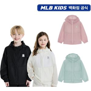 MLB키즈 아웃도어 초경량 바람막이점퍼 (7AWJB0153BK)