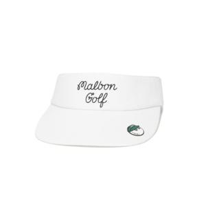 말본골프썬캡 KQJ M5142PVS23WHT 로고 자카드 밴딩 바이저 WHITE (WOMAN)