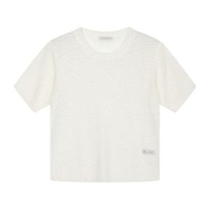 [르샵]25l2l25kpo090라운드넥 메탈사 테리 반팔니트
