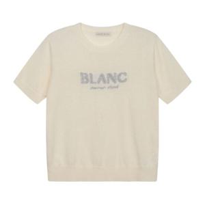 [르샵]25l2l25kpo100uu라운드넥 자가드로고 반팔니트