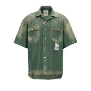 메종 미하라 야스히로 반팔 셔츠 J14SH186KHAKI GREEN