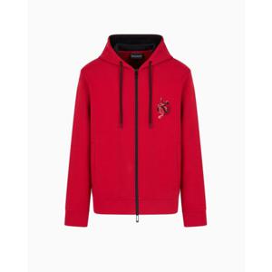 엠포리오 아르마니 후드 티셔츠 EM001699 AF10013 U5078 Rio red